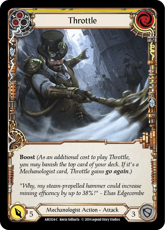 Throttle (Yellow) (ARC024) (Arcane Rising)