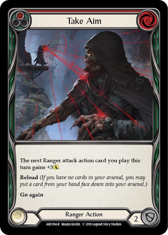 Image for Take Aim (Red) (ARC054) (Arcane Rising) - Flesh and Blood TCG