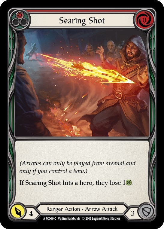 Searing Shot (Red) (ARC069) (Arcane Rising)