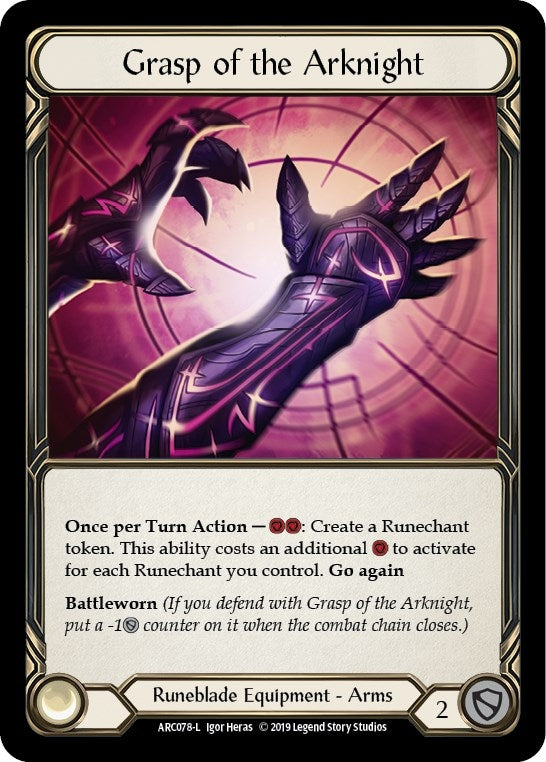 Grasp of the Arknight (ARC078) (Arcane Rising)