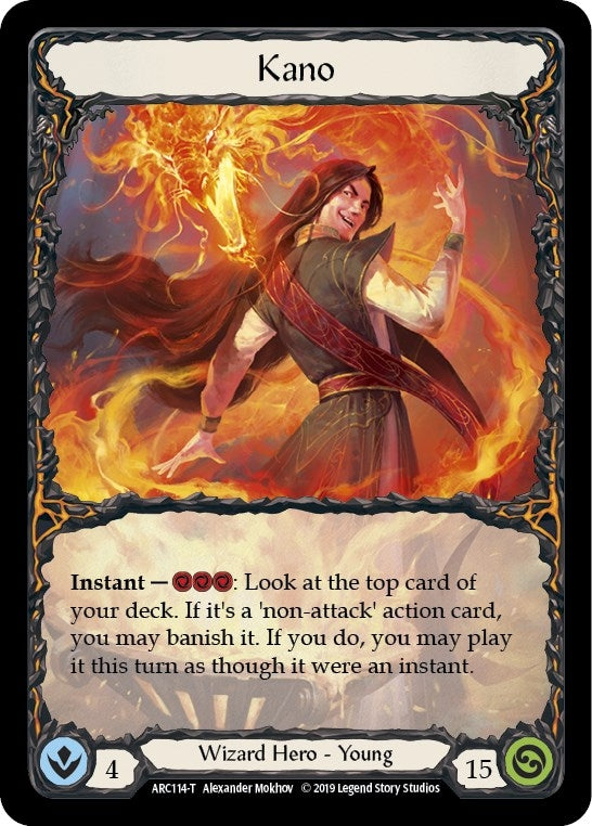Image for Kano // Runechant (ARC114 // ARC112) (Arcane Rising) - Flesh and Blood TCG