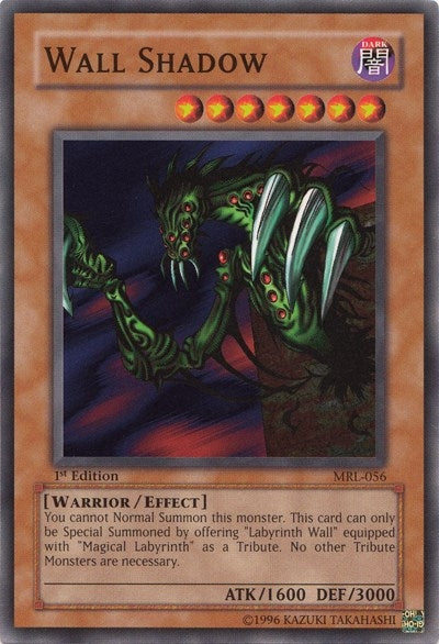 Image for Wall Shadow (MRL-056) (Magic Ruler) - YuGiOh