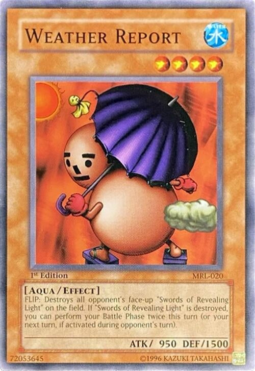Image for Weather Report (MRL-020) (Magic Ruler) - YuGiOh