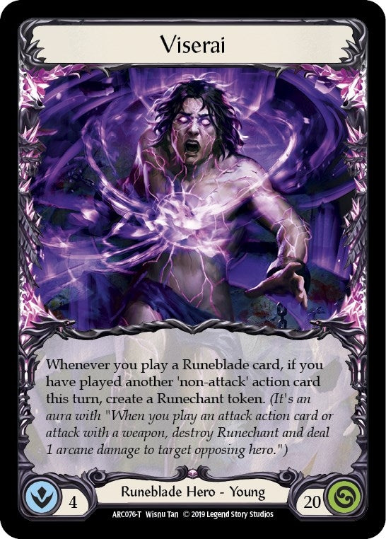 Viserai // Viserai, Rune Blood (ARC076 // ARC075) (Arcane Rising)