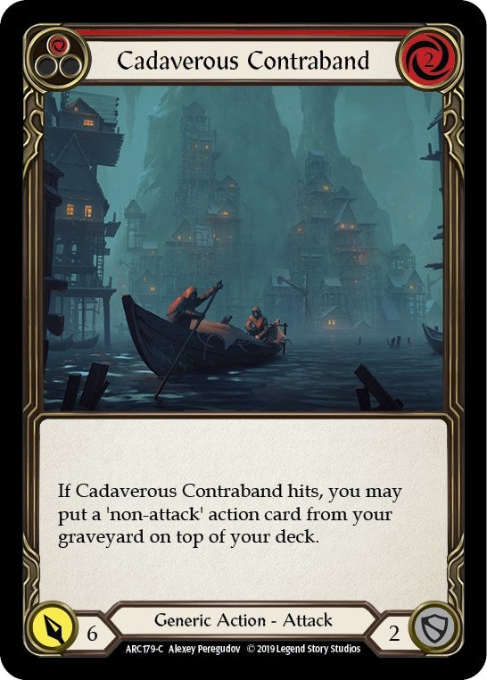 Image for Cadaverous Contraband (Red) (ARC179) (Arcane Rising) - Flesh and Blood TCG