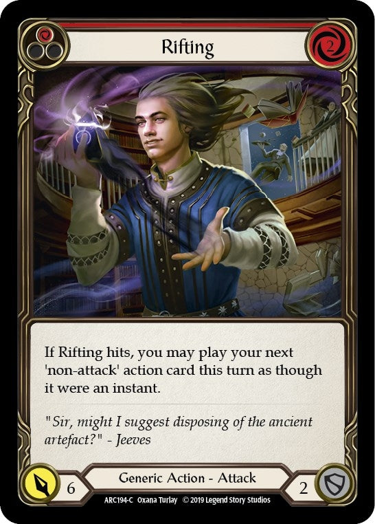 Image for Rifting (Red) (ARC194) (Arcane Rising) - Flesh and Blood TCG
