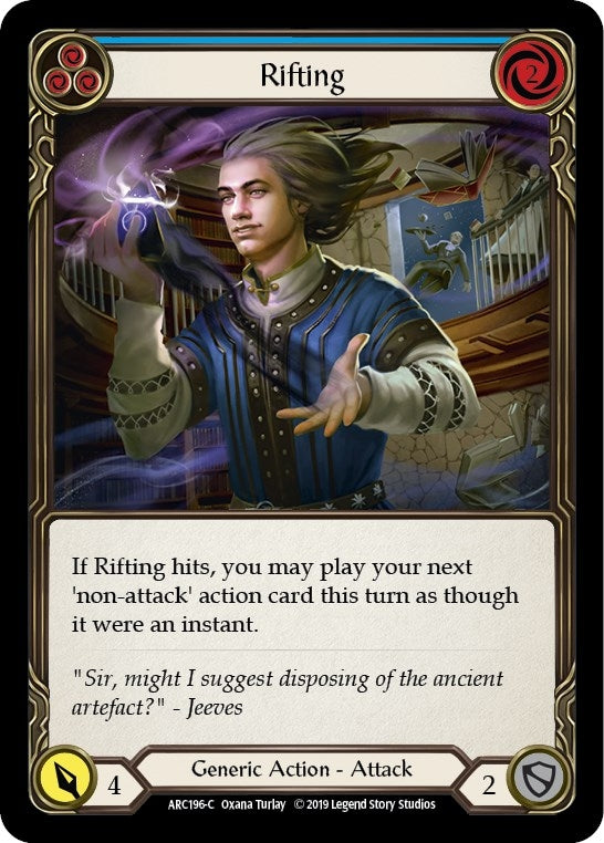 Image for Rifting (Blue) (ARC196) (Arcane Rising) - Flesh and Blood TCG