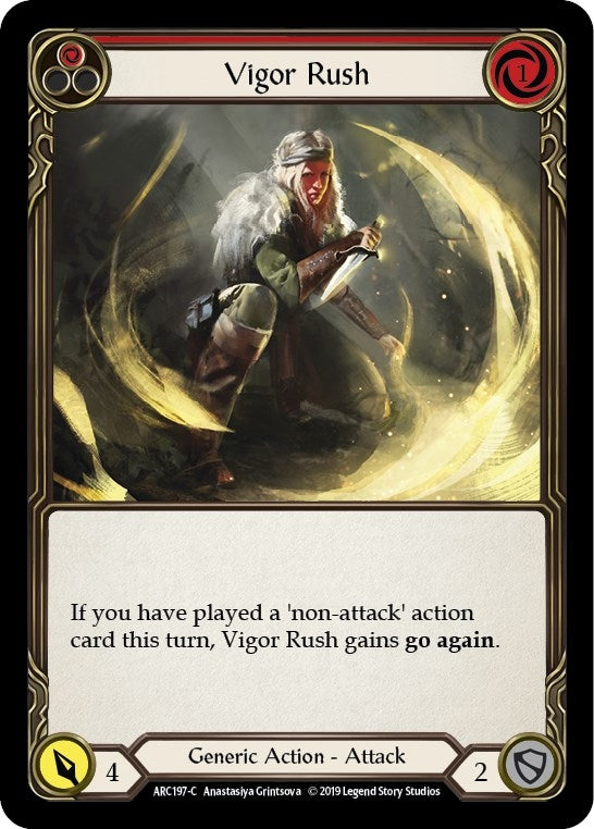 Image for Vigor Rush (Red) (ARC197) (Arcane Rising) - Flesh and Blood TCG