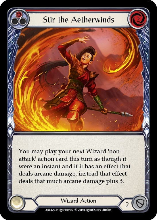 Stir the Aetherwinds (Red) (ARC129) (Arcane Rising)