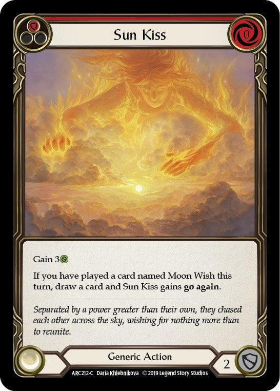 Image for Sun Kiss (Red) (ARC212) (Arcane Rising) - Flesh and Blood TCG