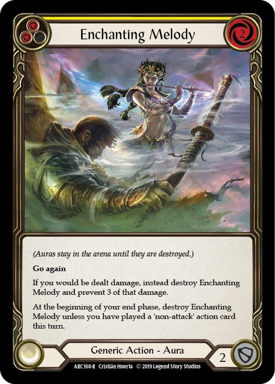 Image for Enchanting Melody (Yellow) (ARC168) (Arcane Rising) - Flesh and Blood TCG