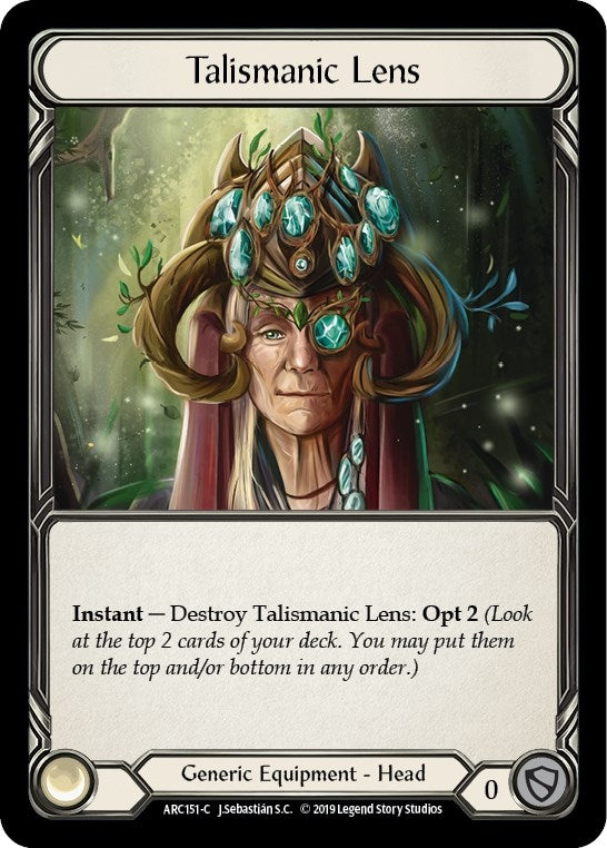 Image for Talismanic Lens (ARC151) (Arcane Rising) - Flesh and Blood TCG
