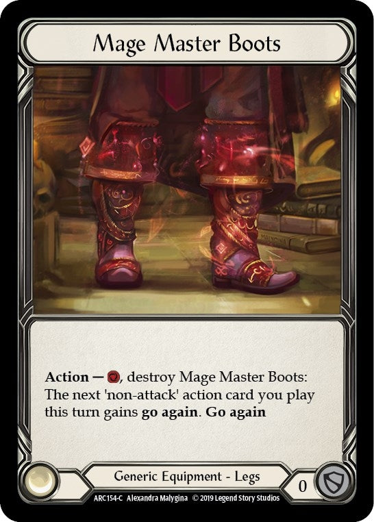 Image for Mage Master Boots (ARC154) (Arcane Rising) - Flesh and Blood TCG