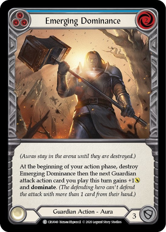 Emerging Dominance (Blue) (CRU040) (Crucible of War)