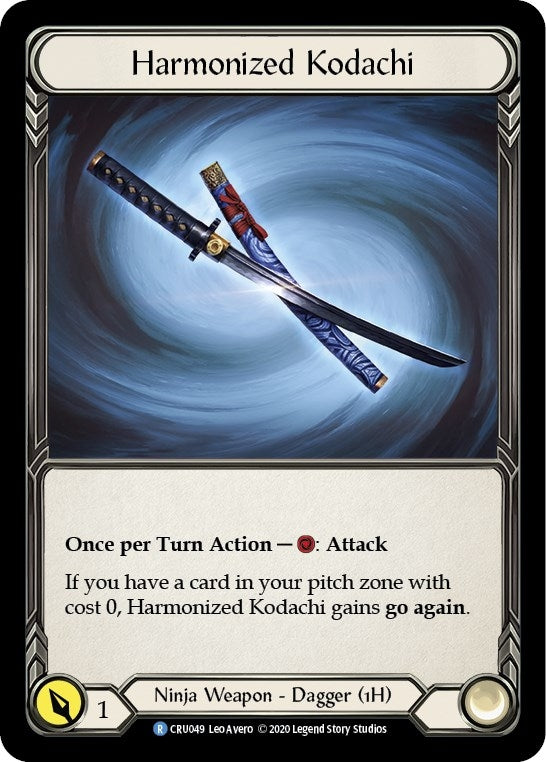 Harmonized Kodachi (Reverse) (CRU049) (Crucible of War)