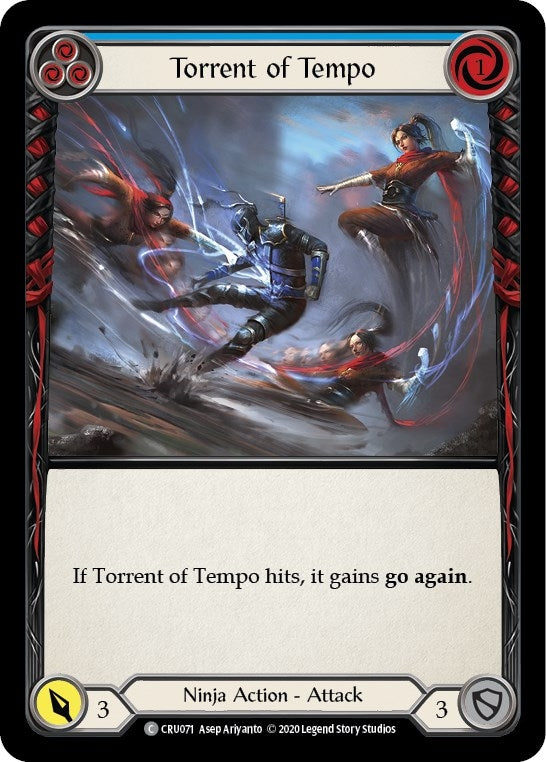 Torrent of Tempo (Blue) (CRU071) (Crucible of War)
