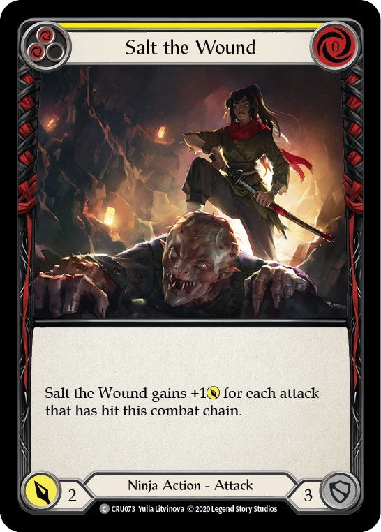Image for Salt the Wound (CRU073) (Crucible of War) - Flesh and Blood TCG