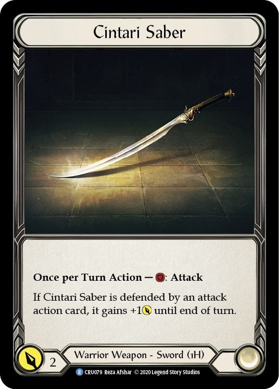 Cintari Saber (CRU079) (Crucible of War)