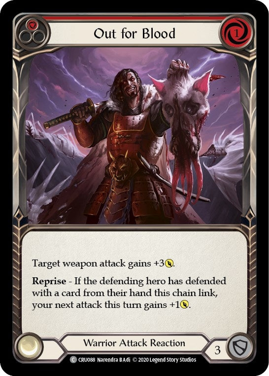 Out for Blood (Red) (CRU088) (Crucible of War)