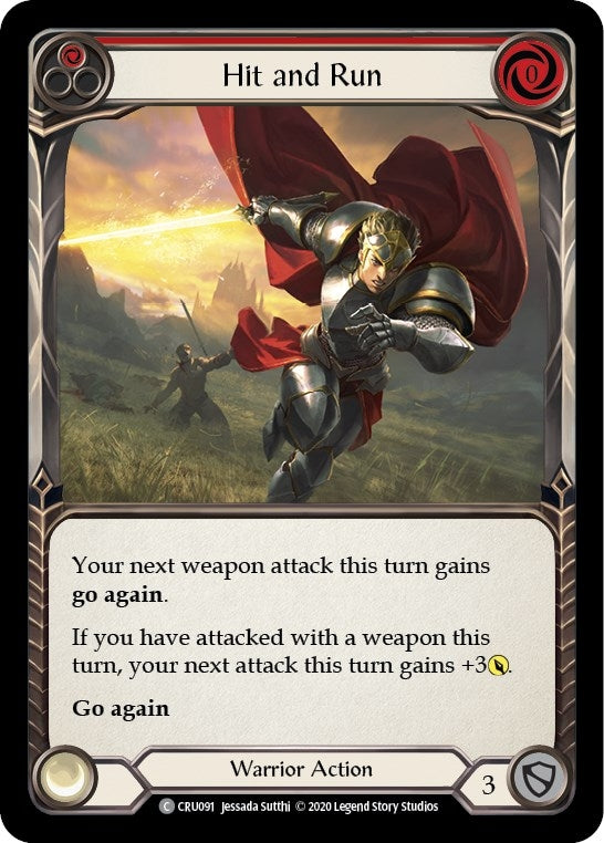 Hit and Run (Red) (CRU091) (Crucible of War)