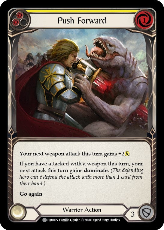 Push Forward (Yellow) (CRU095) (Crucible of War)