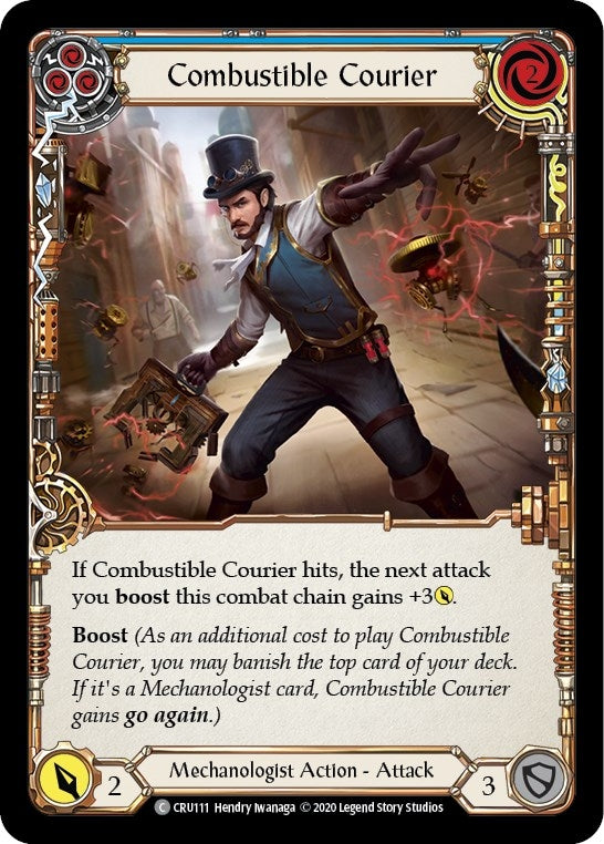 Combustible Courier (Blue) (CRU111) (Crucible of War)