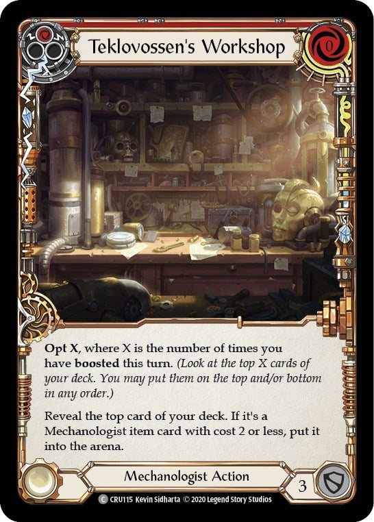 Teklovossen's Workshop (Red) (CRU115) (Crucible of War)
