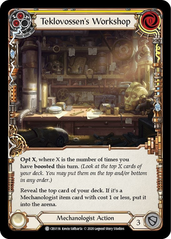 Teklovossen's Workshop (Yellow) (CRU116) (Crucible of War)