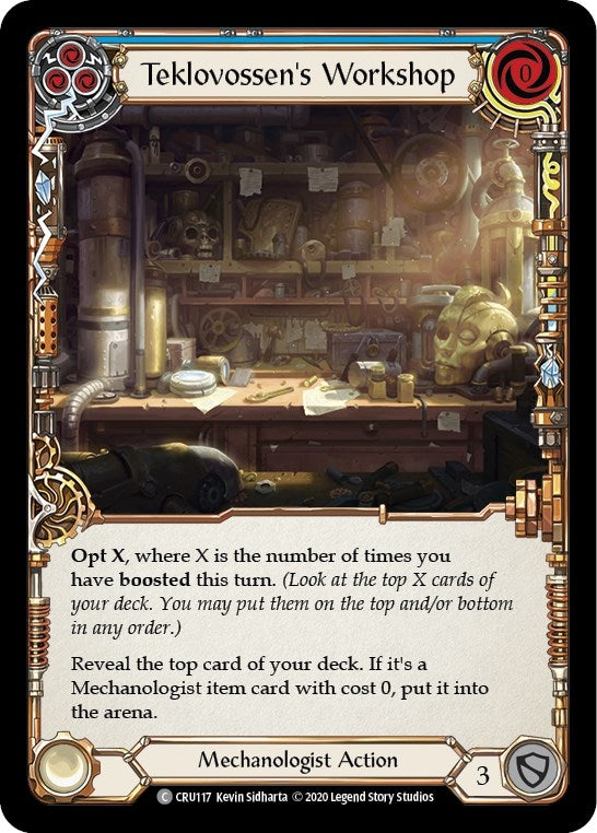 Teklovossen's Workshop (Blue) (CRU117) (Crucible of War)