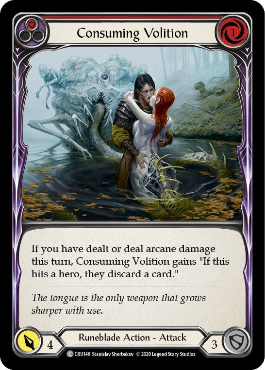 Consuming Volition (Red) (CRU148) (Crucible of War)