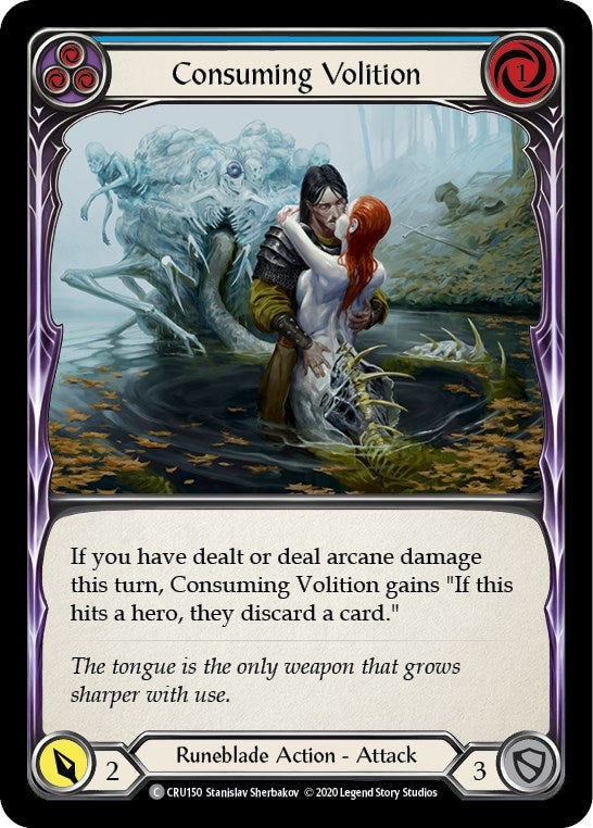 Consuming Volition (Blue) (CRU150) (Crucible of War)
