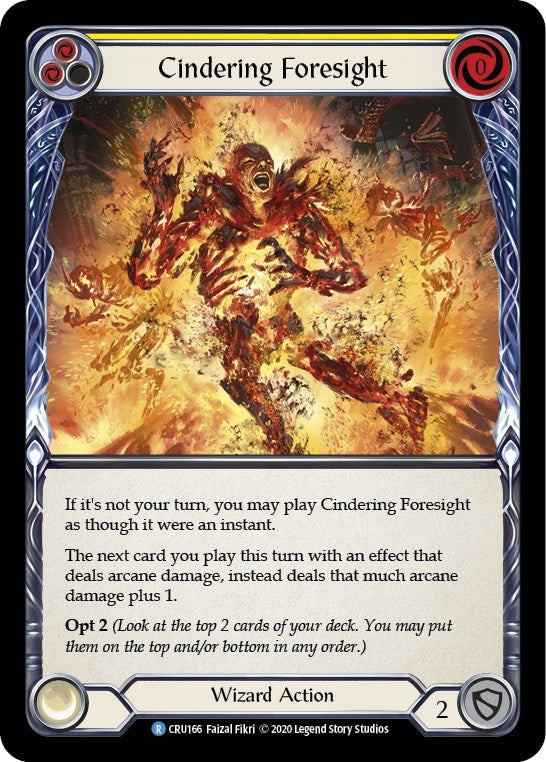Cindering Foresight (Yellow) (CRU166) (Crucible of War)