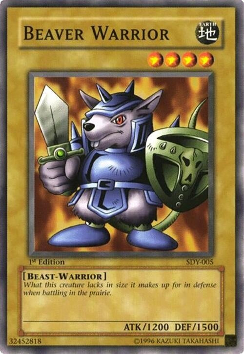 Image for Beaver Warrior (SDY-005) (Starter Deck: Yugi) (SDY) - YuGiOh