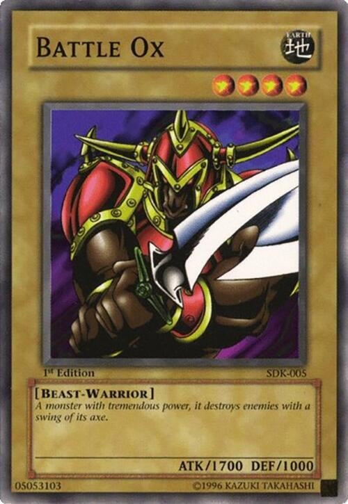 Image for Battle Ox (SDK-005) (Starter Deck: Kaiba) (SDK) - YuGiOh