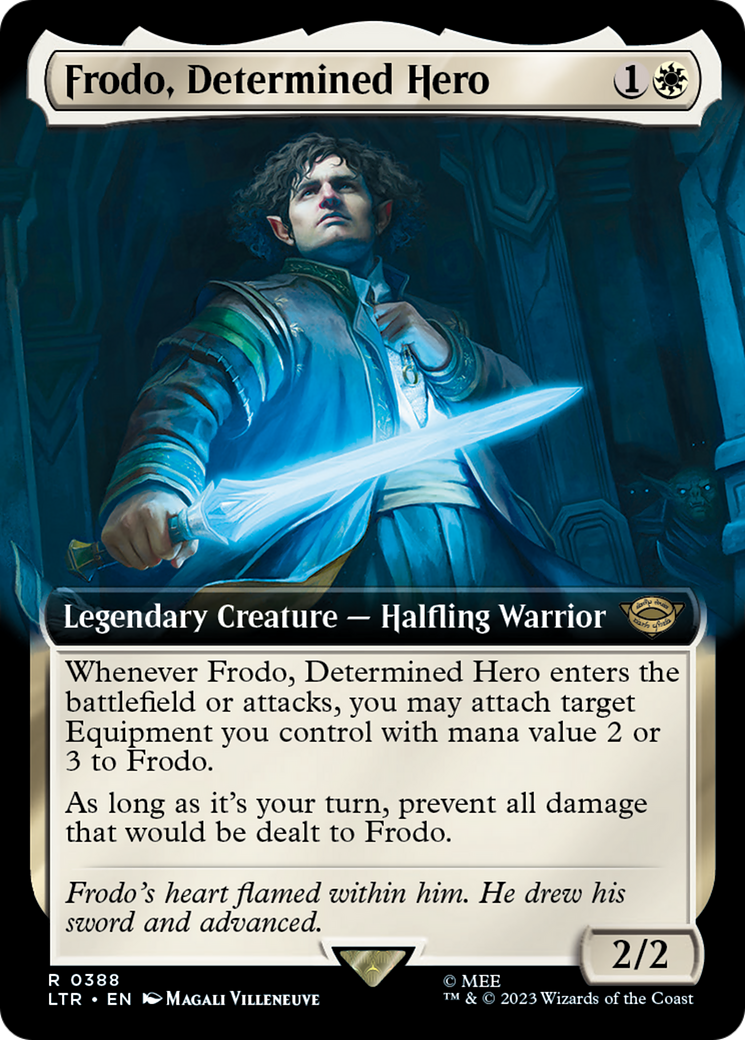 Frodo, Determined Hero (Extended Art) (388) (LTR)