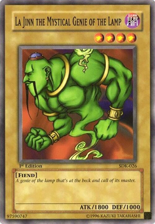 Image for La Jinn the Mystical Genie of the Lamp (SDK-026) (Starter Deck: Kaiba) (SDK) - YuGiOh