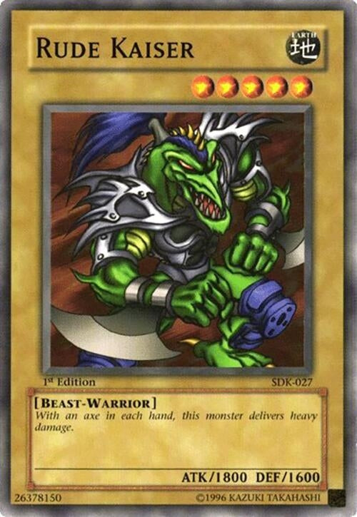 Image for Rude Kaiser (SDK-027) (Starter Deck: Kaiba) (SDK) - YuGiOh