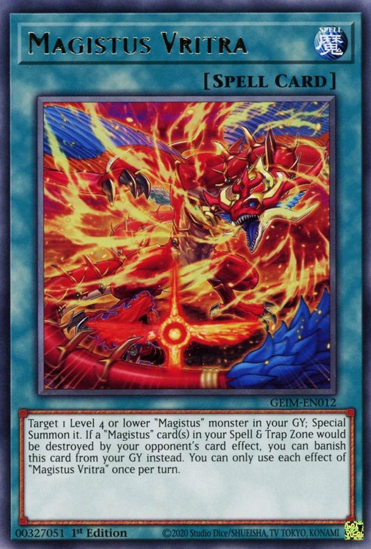 Image for Magistus Vritra (GEIM-EN012) (Genesis Impact) - YuGiOh