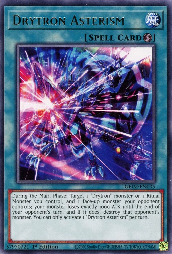 Image for Drytron Asterism (GEIM-EN035) (Genesis Impact) - YuGiOh