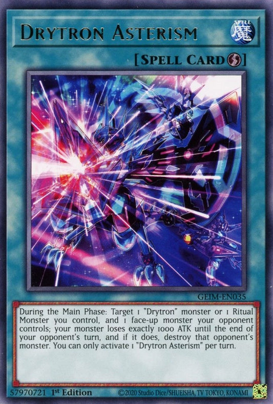 Image for Drytron Asterism (GEIM-EN035) (Genesis Impact) - YuGiOh