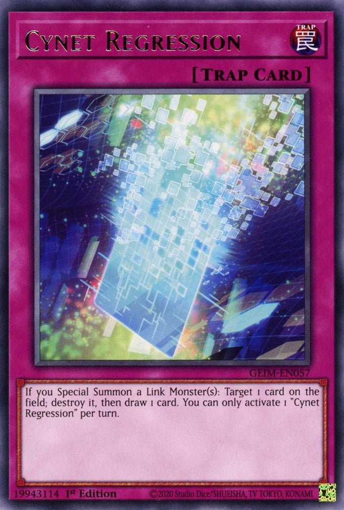Image for Cynet Regression (GEIM-EN057) (Genesis Impact) - YuGiOh