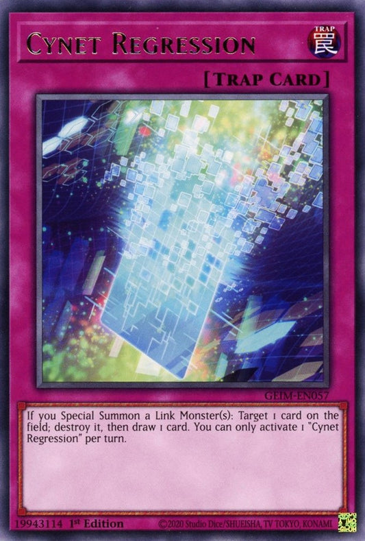 Image for Cynet Regression (GEIM-EN057) (Genesis Impact) - YuGiOh