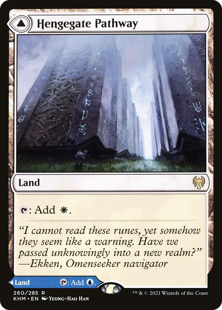 Image for Hengegate Pathway (260) (Kaldheim) - Magic: The Gathering