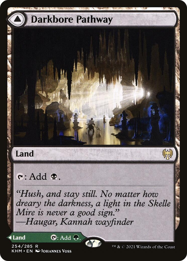 Image for Darkbore Pathway (254) (Kaldheim) - Magic: The Gathering