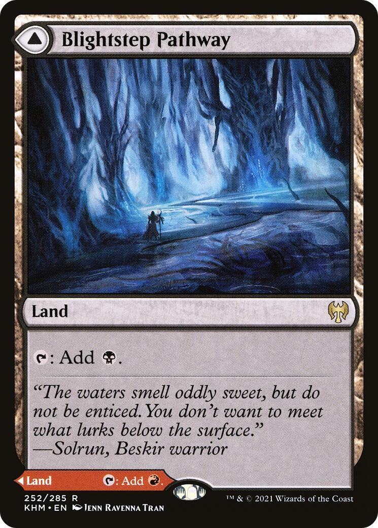 Image for Blightstep Pathway (252) (Kaldheim) - Magic: The Gathering