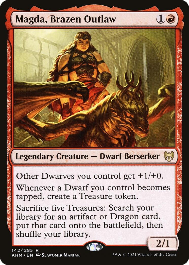 Image for Magda, Brazen Outlaw (142) (Kaldheim) - Magic: The Gathering