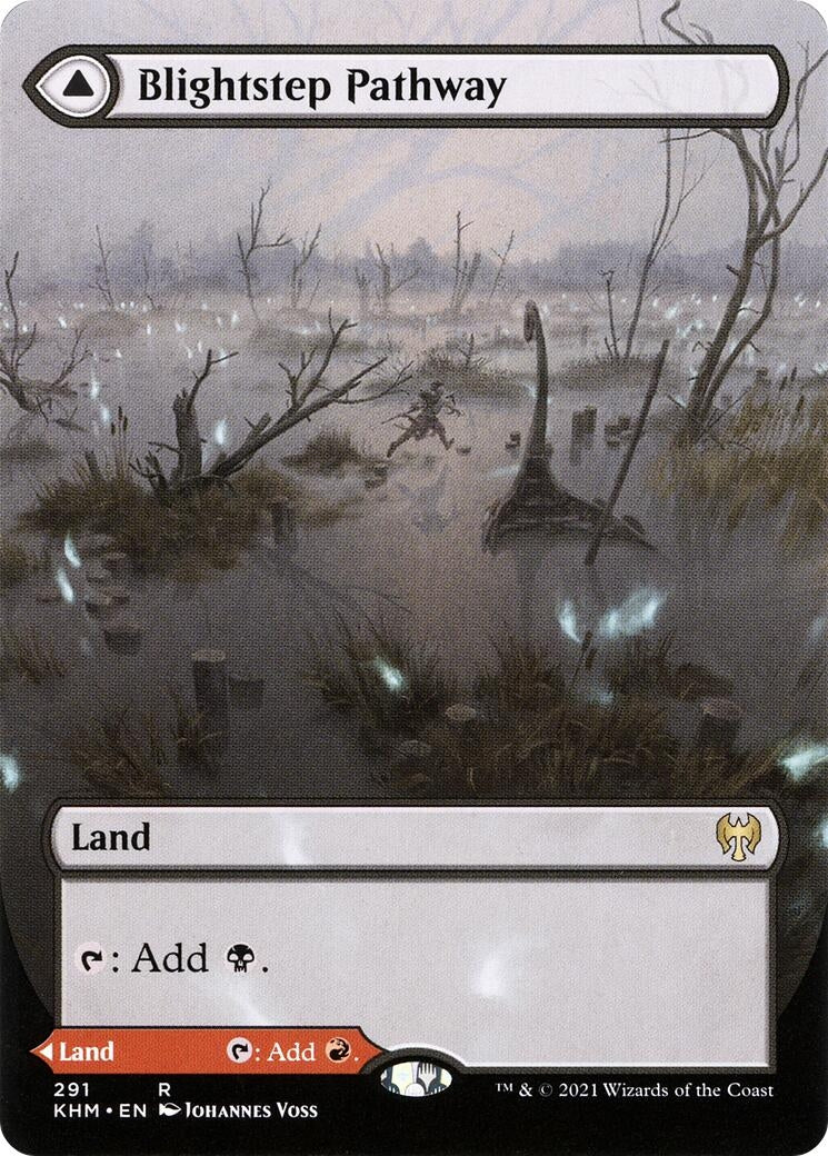 Image for Blightstep Pathway (Borderless) (291) (Kaldheim) - Magic: The Gathering