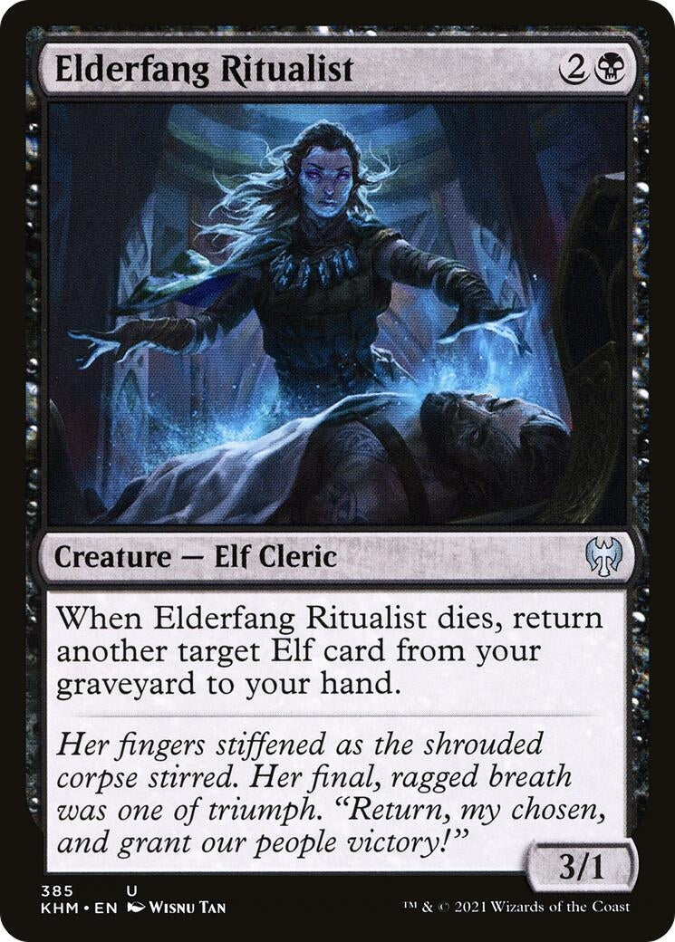 Image for Elderfang Ritualist (385) (Kaldheim) - Magic: The Gathering