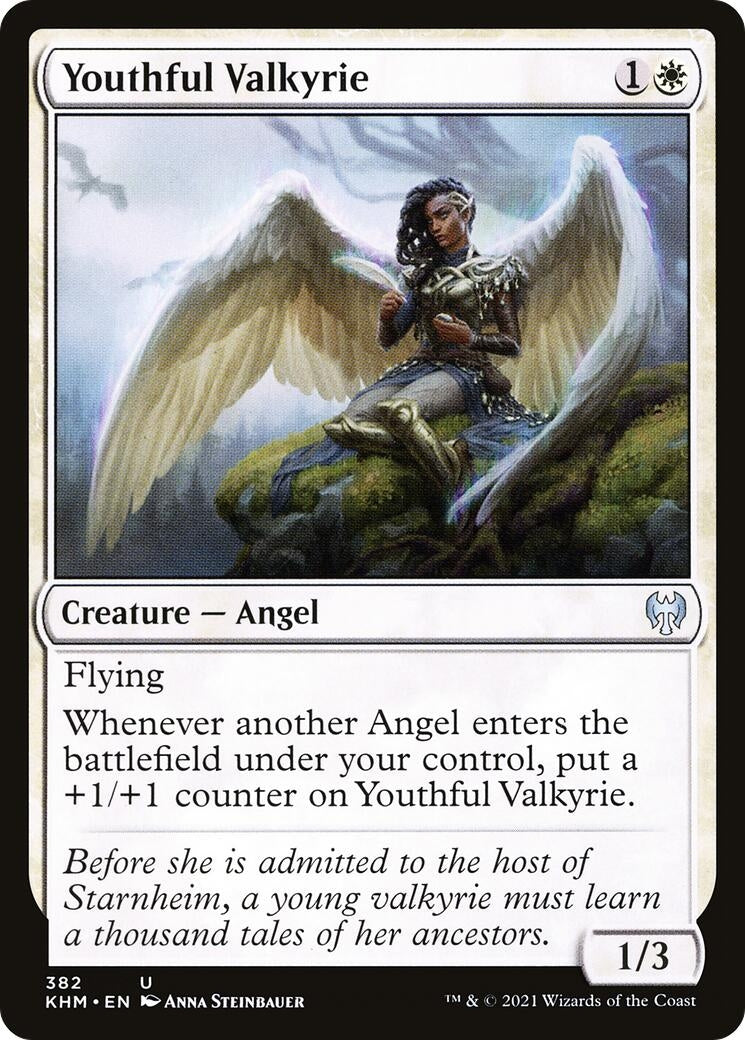 Image for Youthful Valkyrie (382) (Kaldheim) - Magic: The Gathering