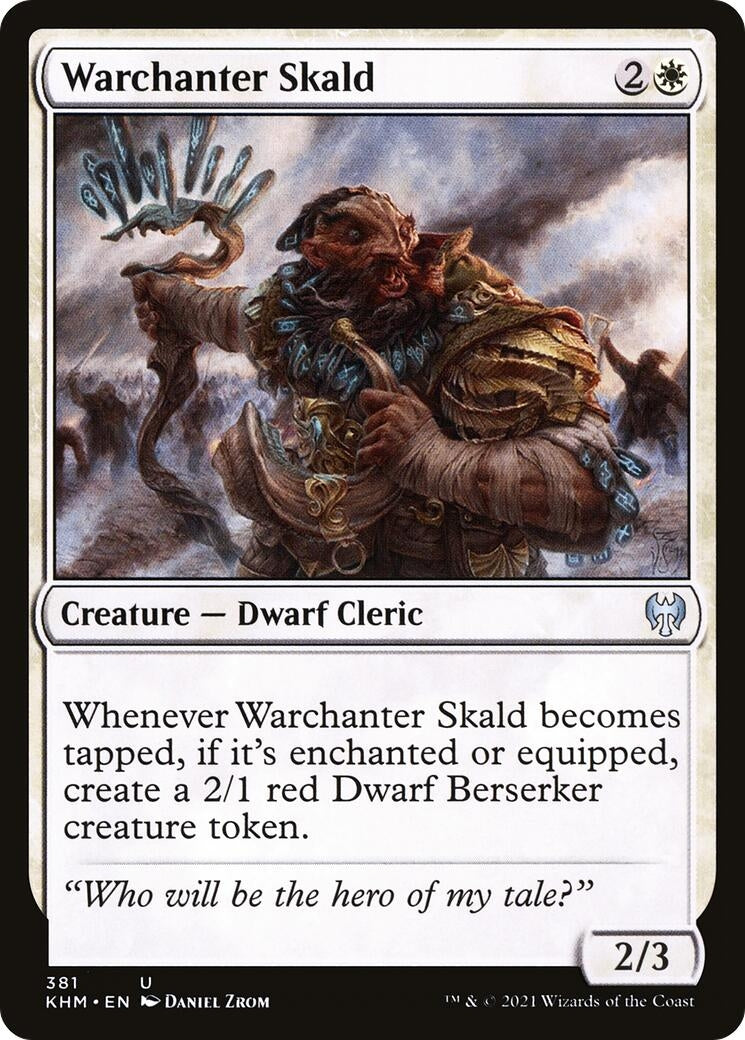 Warchanter Skald (381) (Kaldheim)